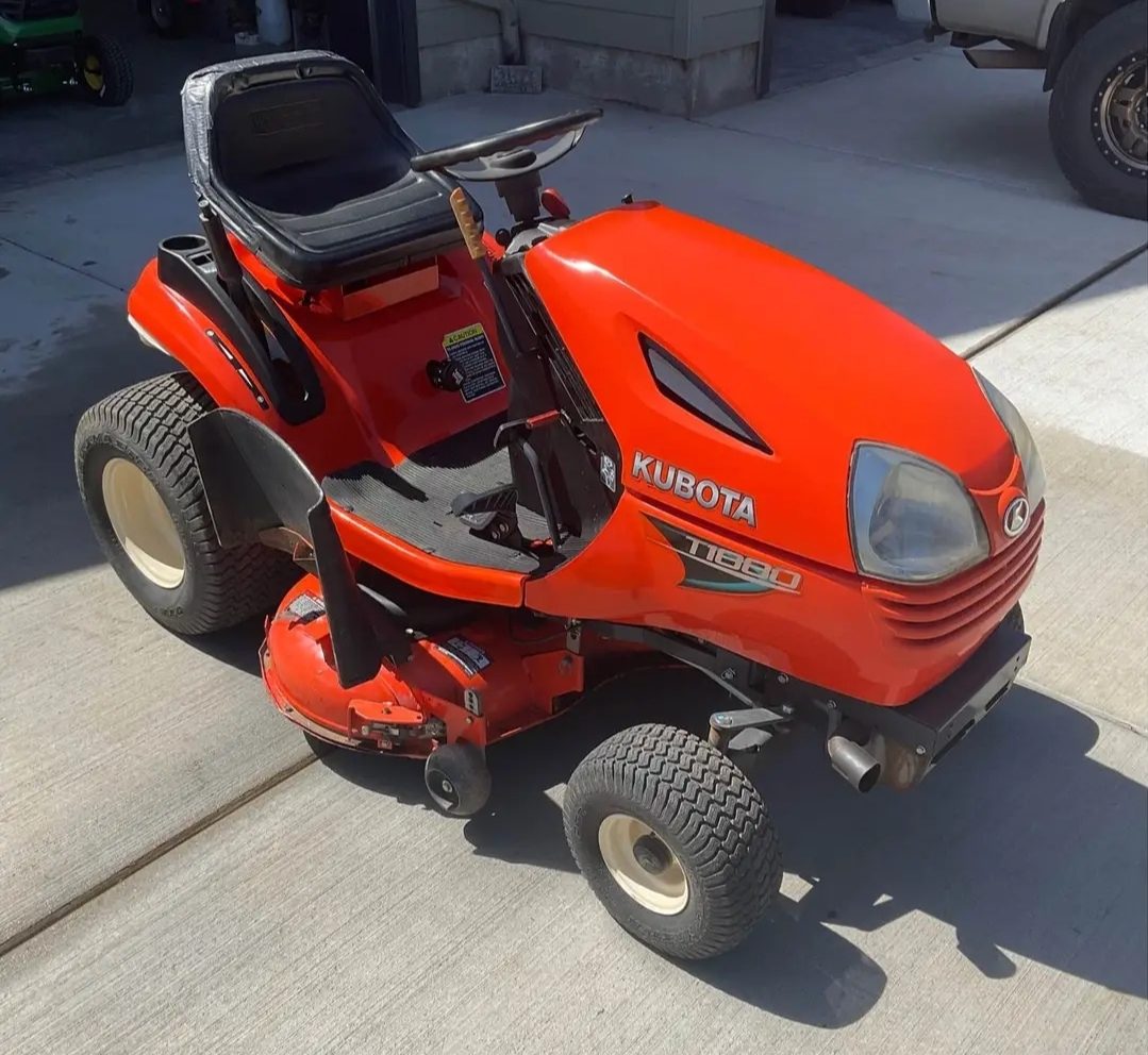 Kubota T1880 Compact Ride-On Mower — image 1