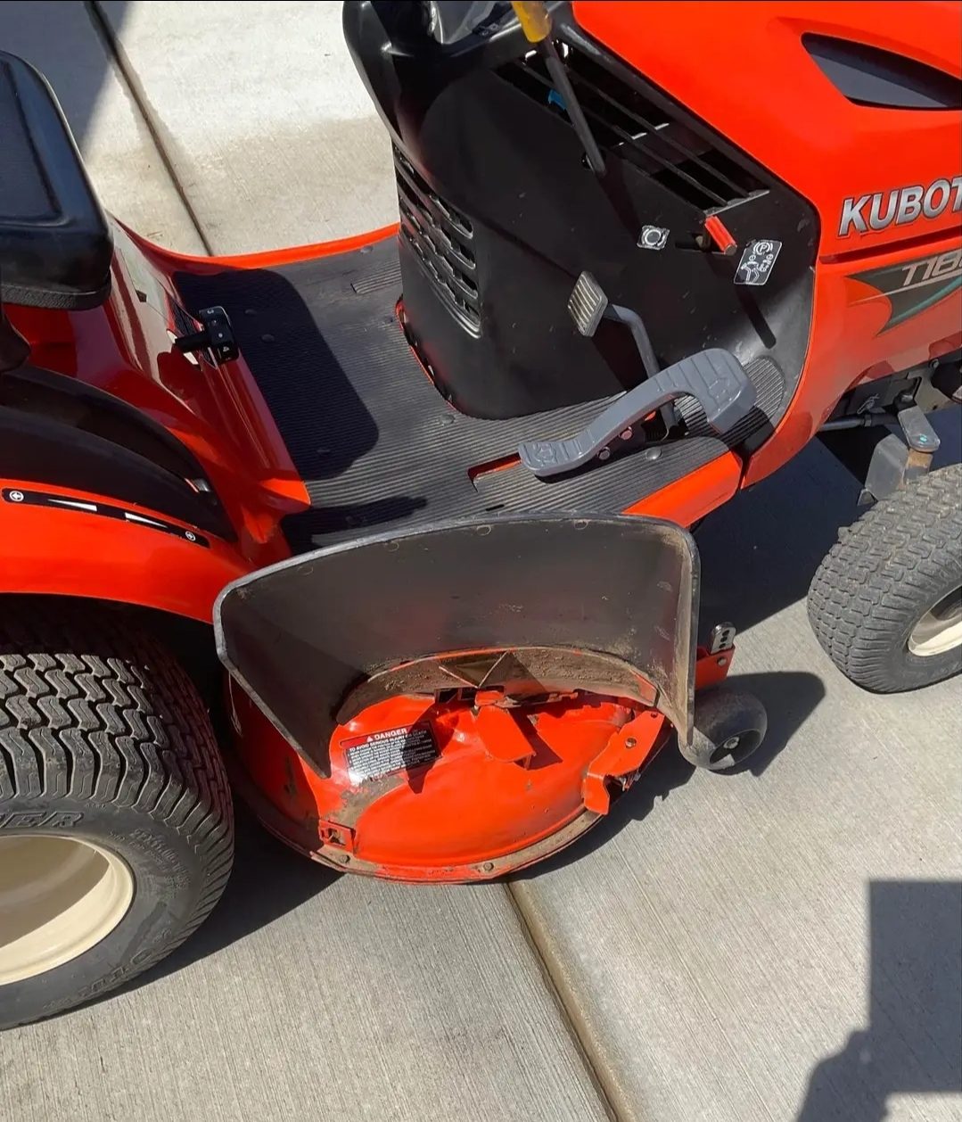 Kubota T1880 Compact Ride-On Mower — image 6